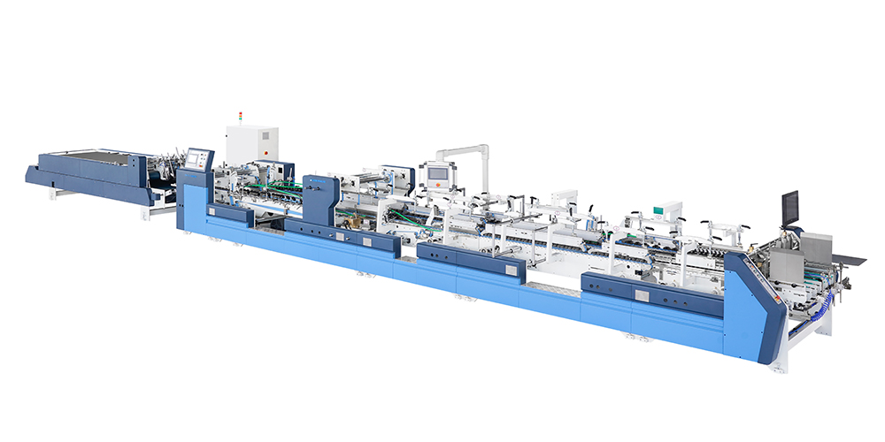 Vollautomatische Vierfache Ordner Gluer-Maschine